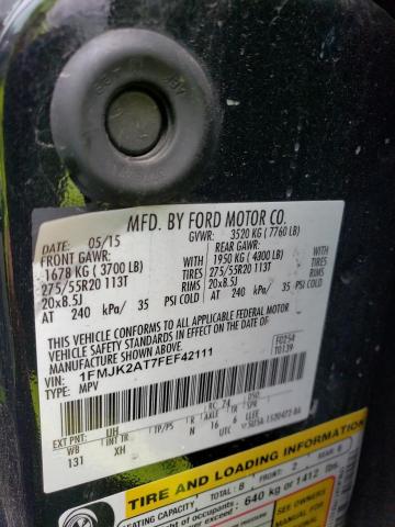 1FMJK2AT7FEF42111 Ford Expedition El Limited