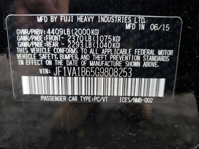 JF1VA1B65G9808253 Subaru WRX