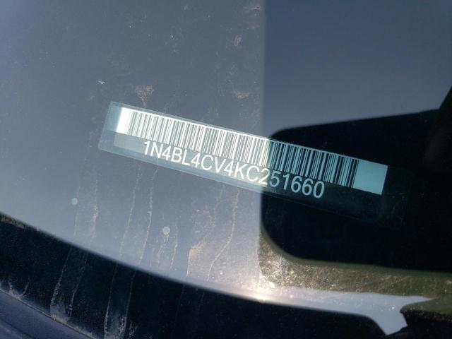 1N4BL4CV4KC251660 Nissan ALTIMA SR