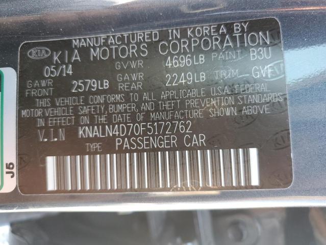 KNALN4D70F5172762 KIA Cadenza Premium