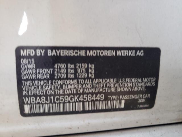 2016 BMW 328 D XDRI - WBA8J1C59GK458449