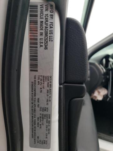 1C4RJFAG8MC525346 Jeep Grand Cherokee Laredo
