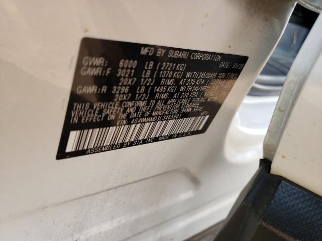 4S4WMAMD3L3465601 Subaru Ascent Limited