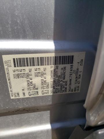5N1AT3BA4MC797498 Nissan ROGUE SV