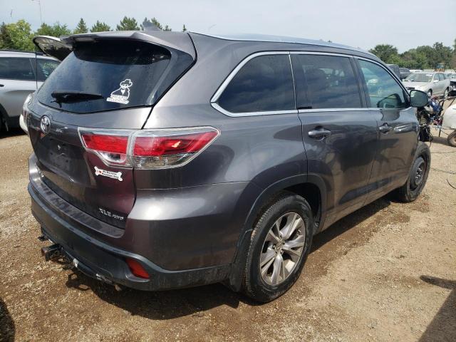 VIN 5TDJKRFH3ES052212 2014 Toyota Highlander, Xle no.3