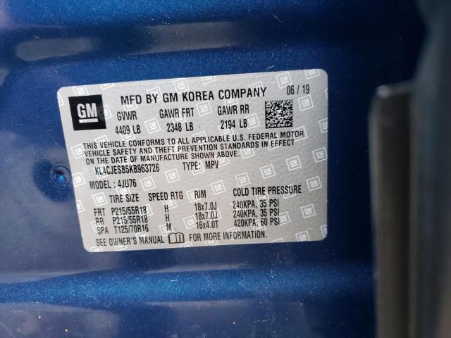 2019 BUICK ENCORE PRE - KL4CJESB5KB963726