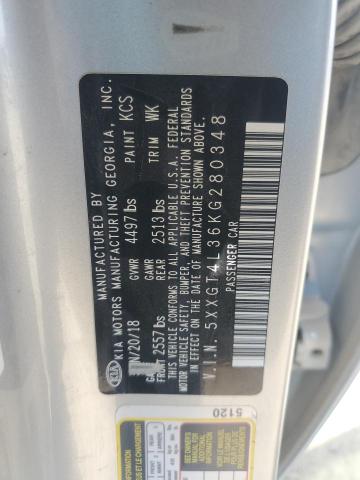 5XXGT4L36KG280348 KIA Optima Lx