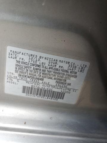 3N1CN7AP2EL848400 Nissan VERSA S