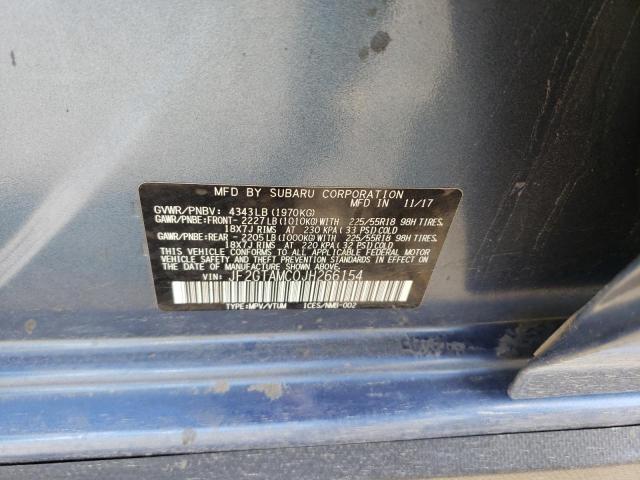 JF2GTAMC0JH266154 Subaru Crosstrek Limited