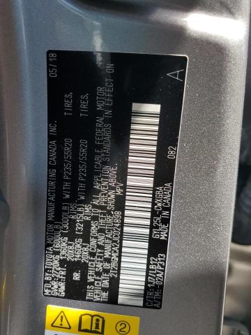 2018 LEXUS RX450 2T2BGMCA2JC024898
