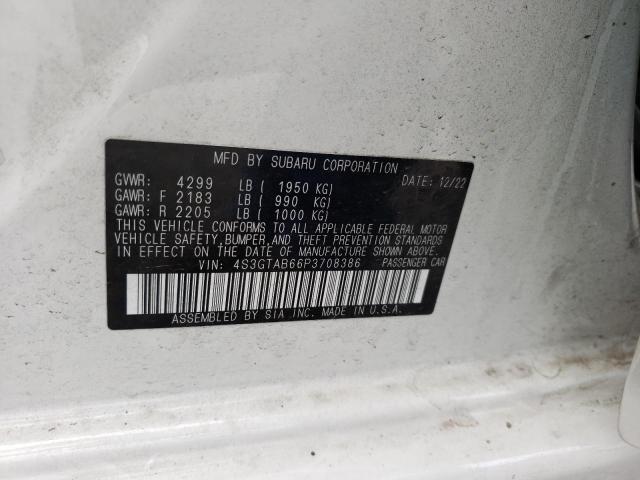 4S3GTAB66P3708386 Subaru Impreza