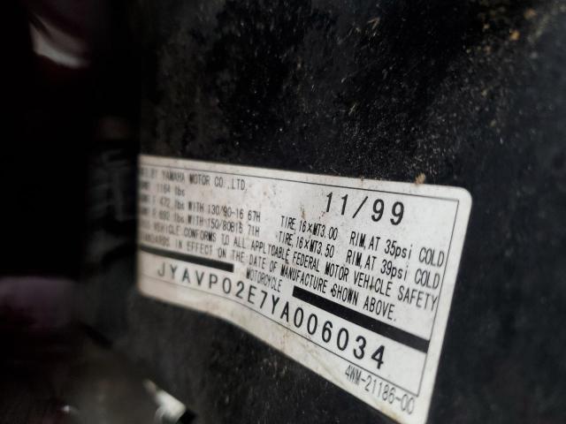 2000 YAMAHA XV16AM JYAVP02E7YA006034