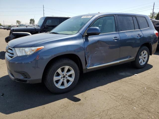 VIN 5TDBK3EH0DS179758 2013 Toyota Highlander, Base no.1