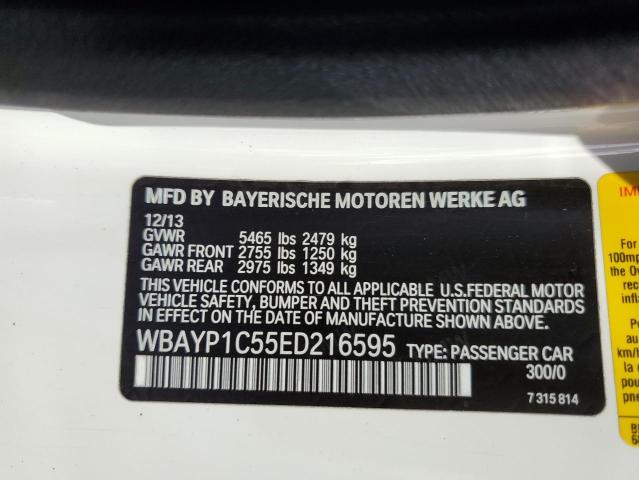 VIN WBAYP1C55ED216595 2014 BMW 6 Series, 650 XI no.12