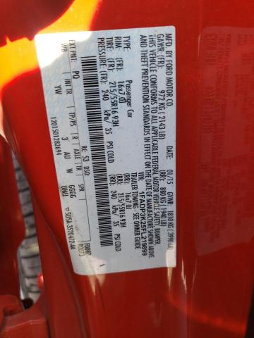 1FADP3K25FL219899 Ford FOCUS SE