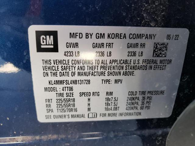 KL4MMFSL4NB131728 Buick Encore GX 10