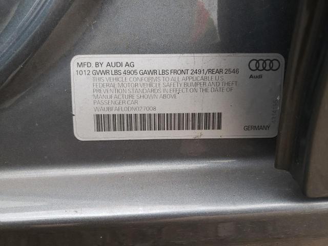 VIN WAUBFAFL0DN027008 2013 Audi A4, Premium no.12