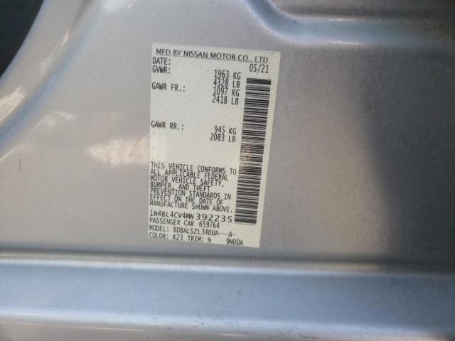 1N4BL4CV4MN392235 Nissan ALTIMA SR