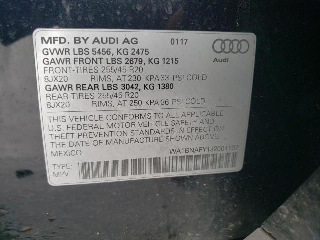 WA1BNAFY1J2004197 2018 AUDI Q5, photo no. 12