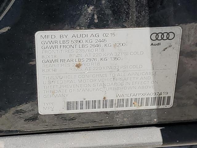 WA1LFAFPXFA097419 2015 AUDI Q5, photo no. 12