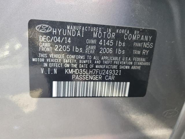 KMHD35LH7FU249321 Hyundai ELANTRA GT