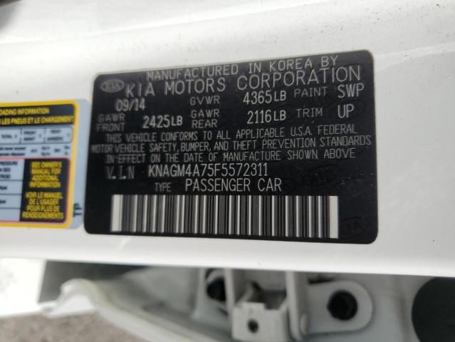 KNAGM4A75F5572311 KIA Optima Lx
