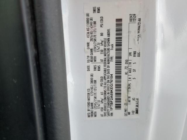 1FTBF2A69KEG76104 Ford F250 Super Duty