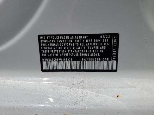 2023 VOLKSWAGEN GTI SE - WVWRA7CD6PW165926