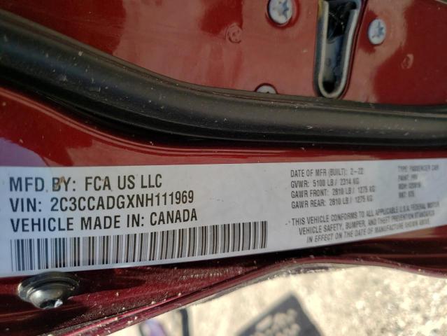 2C3CCADGXNH111969 Chrysler 300 Touring L
