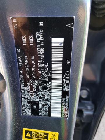 5TDJZRFH3KS743859 Toyota Highlander Se