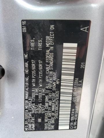 5TDZZ3DC2HS783835 Toyota SIENNA