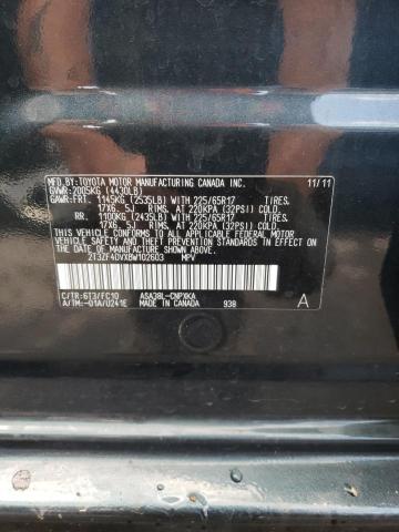 2T3ZF4DVXBW102603 2011 Toyota Rav4