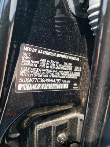 5UXWZ7C38H0V94703 2017 BMW X3 - Image 13