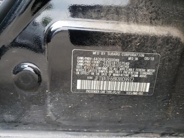 JF1VA1F68K8809972 Subaru Wrx Premium