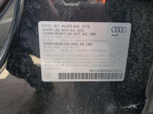 WA1CCAFP8GA094223 2016 AUDI SQ5, photo no. 14