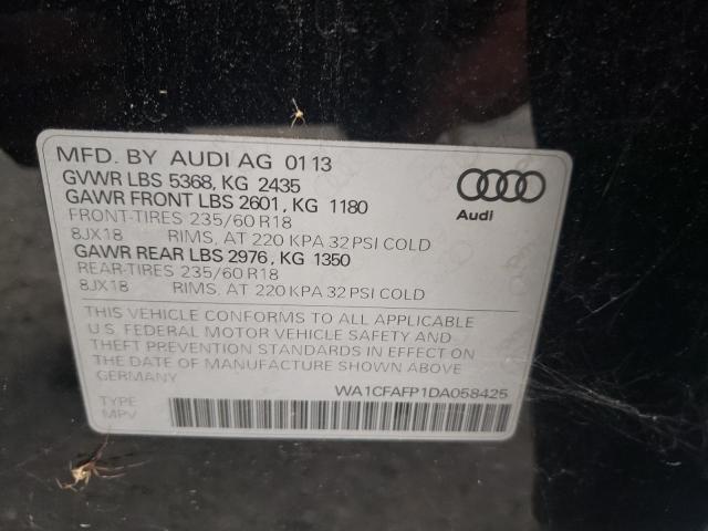 VIN WA1CFAFP1DA058425 2013 Audi Q5, Premium no.13