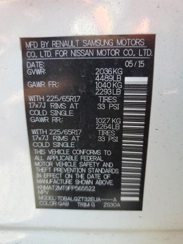 KNMAT2MT9FP565522 Nissan ROGUE S