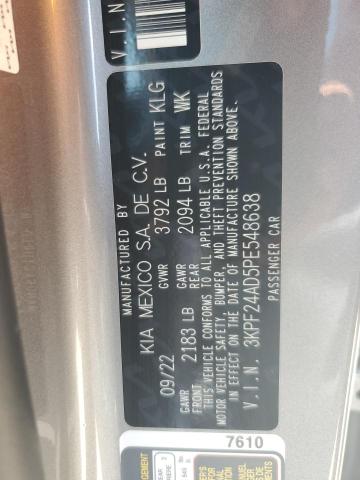 3KPF24AD5PE548638 KIA FORTE LX