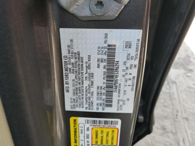 1FA6P0H74E5396294 Ford FUSION SE