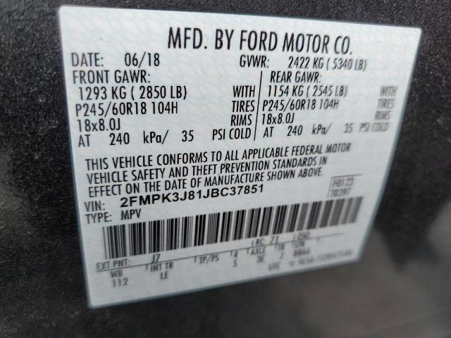 2FMPK3J81JBC37851 Ford EDGE SEL