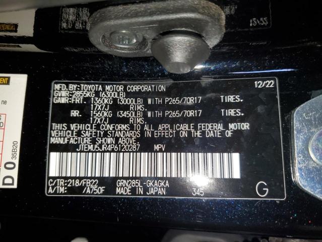 2023 TOYOTA 4RUNNER SE - JTEMU5JR4P6120287