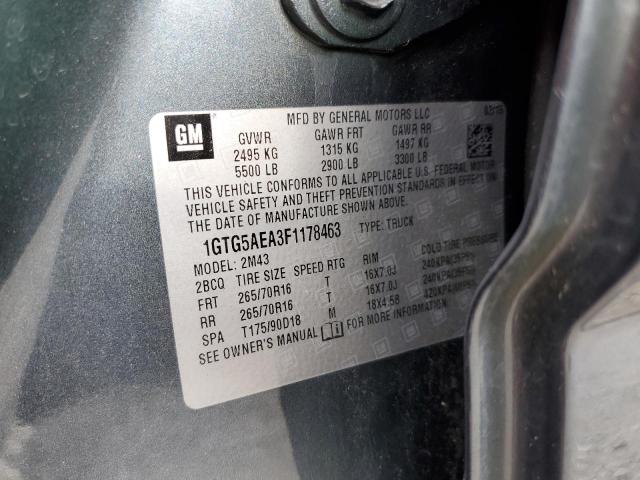 1GTG5AEA3F1178463 GMC CANYON