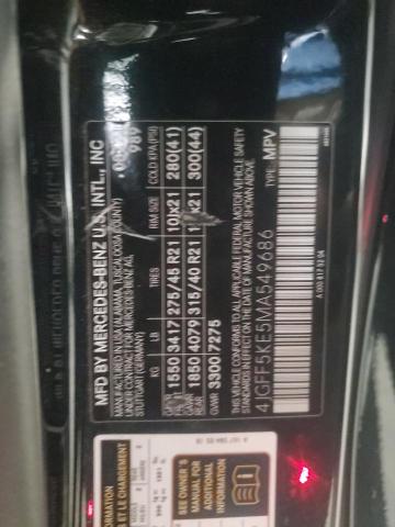 4JGFF5KE5MA549686 Mercedes-Benz Gls 450 4matic