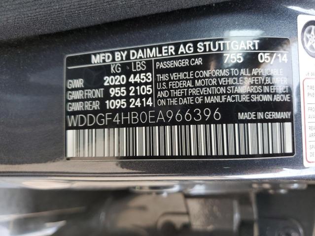 WDDGF4HB0EA966396 Mercedes-Benz C 250