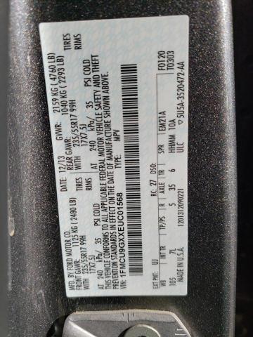 1FMCU9GXXEUC01568 Ford ESCAPE SE
