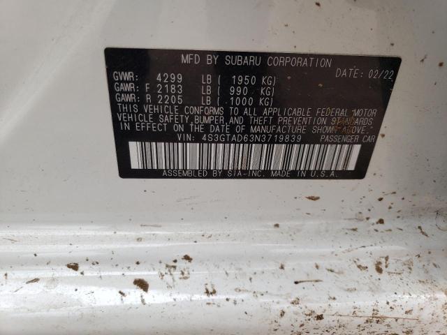 4S3GTAD63N3719839 Subaru Impreza Premium