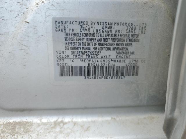 3N1AB7AP5EY272367 Nissan SENTRA S
