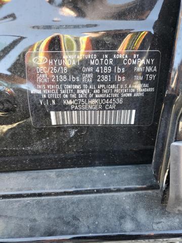 2019 HYUNDAI IONIQ - KMHC75LH8KU044536