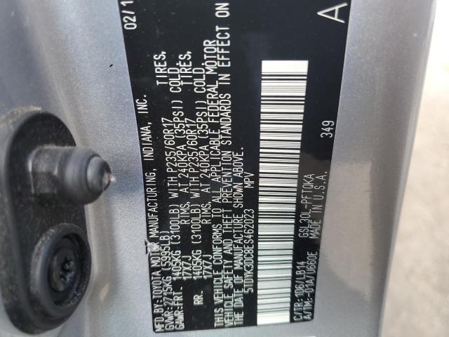 5TDYK3DC8ES462023 | 2014 Toyota sienna xle