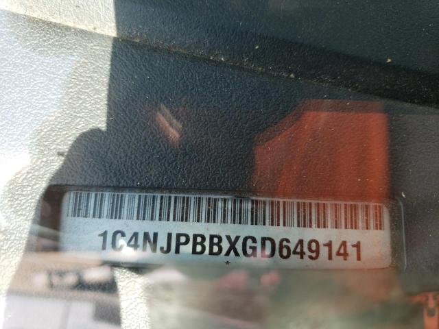 1C4NJPBBXGD649141 Jeep Patriot Sport